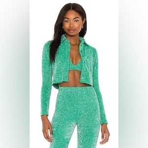 FRANKIES BIKINI Josephine Cardi Crop Top M